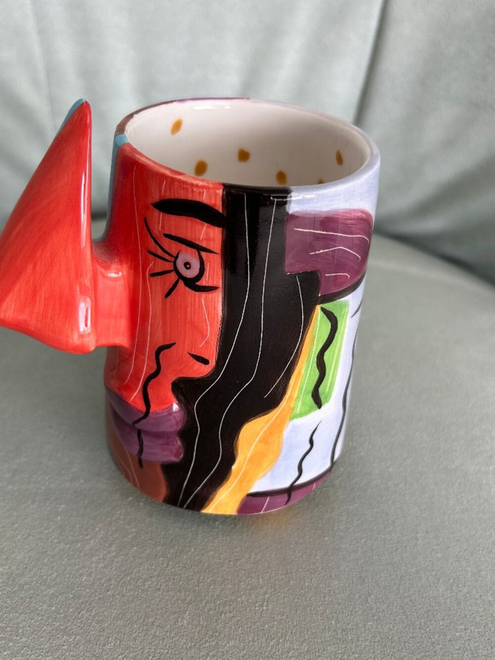 Picasso-Inspired Ceramic Mug